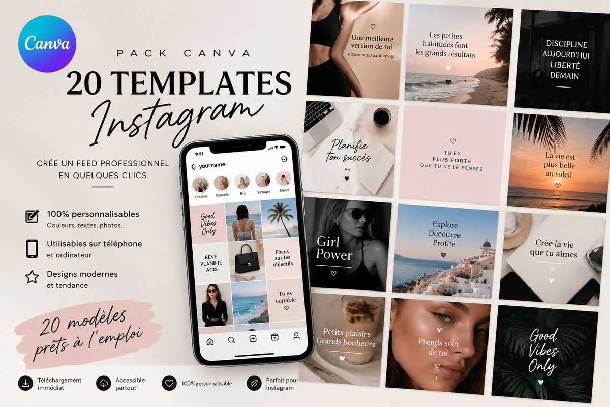 20 Top Templates Instagram